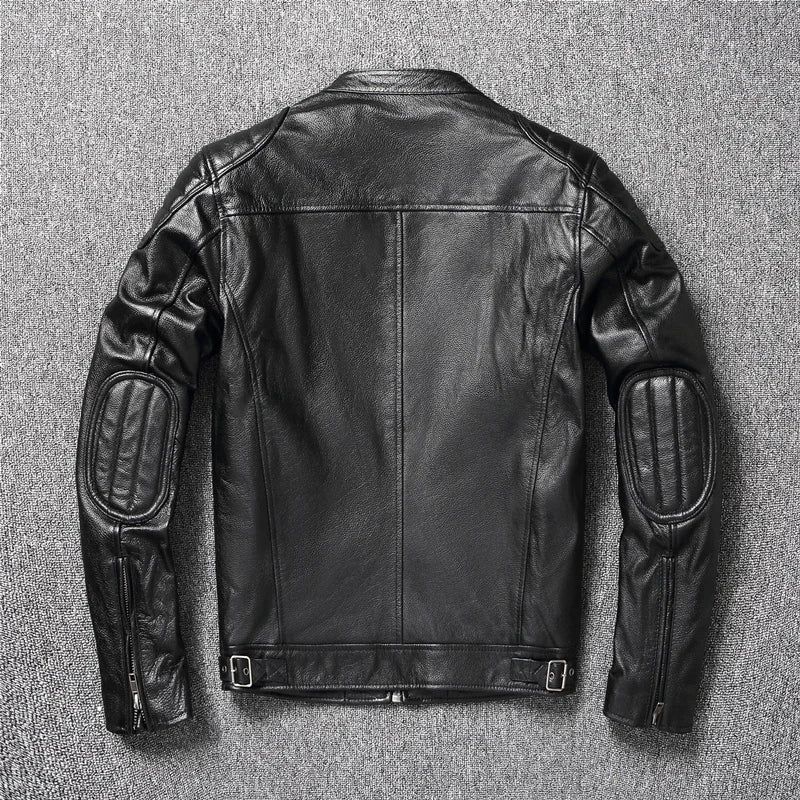 Vintage Genuine Cowhide Leather Jacket