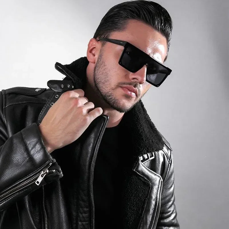Retro Black Square Sunglasses