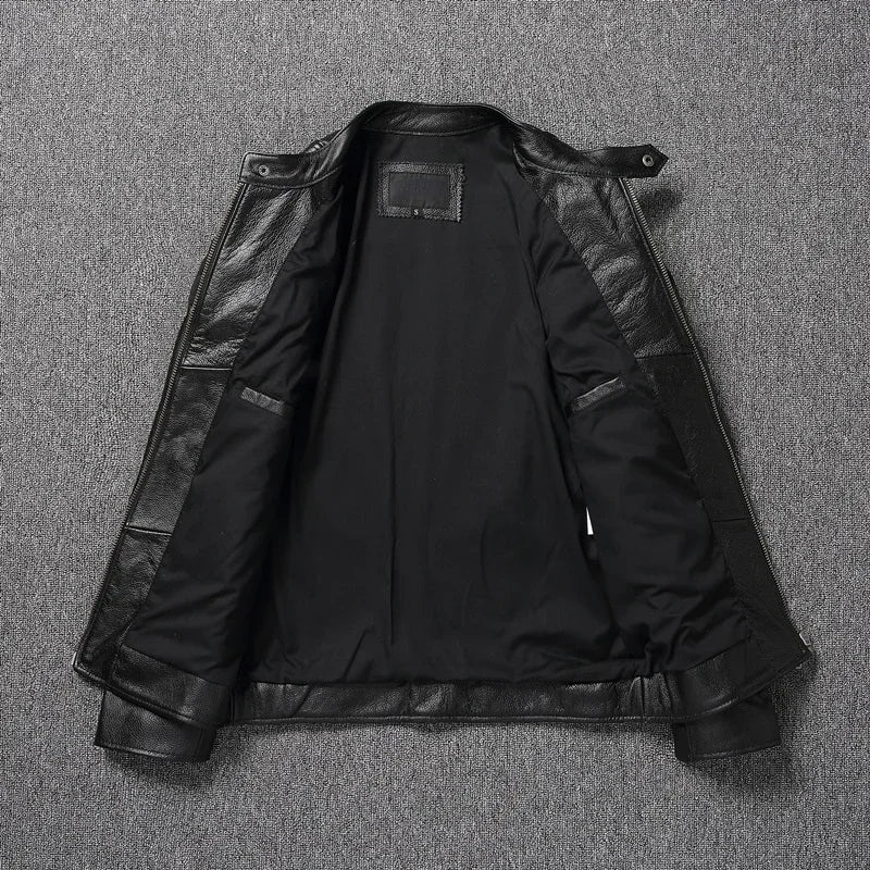 Vintage Genuine Cowhide Leather Jacket