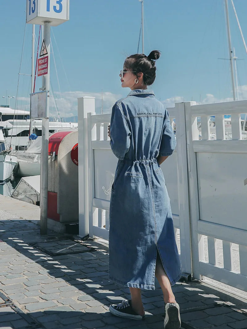 Summer Women Denim Dress