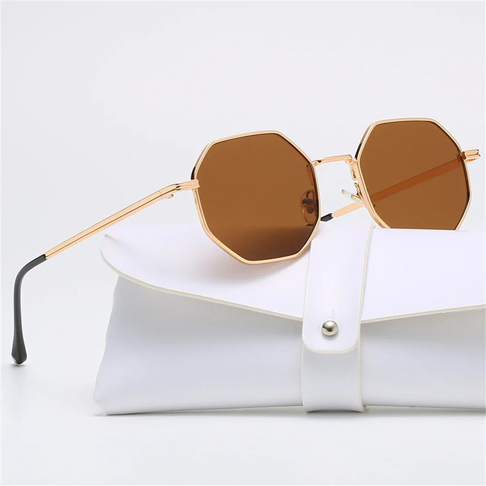 Polygon Metal Sunglasses