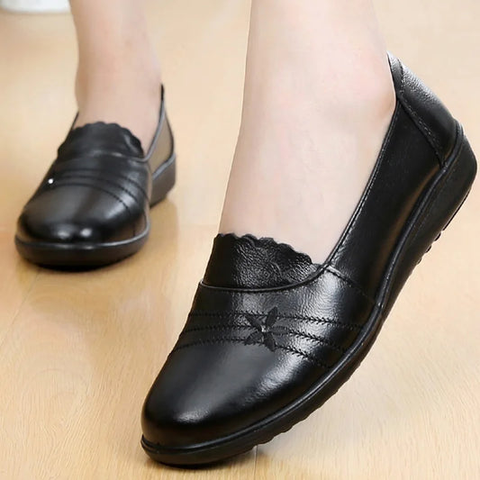 Genuine Leather Flats