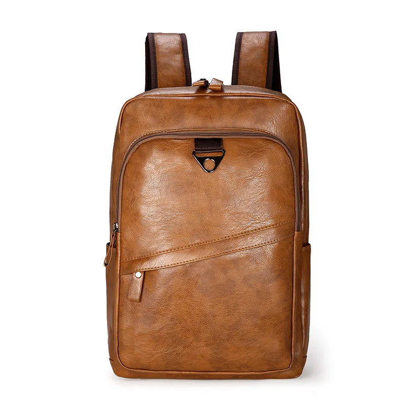 Men Leather Bagpack