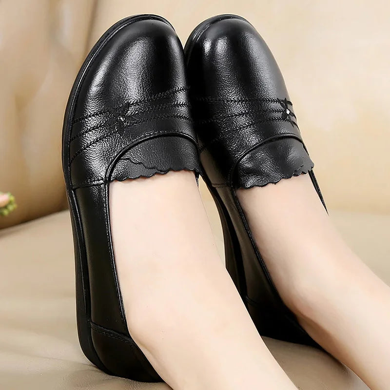 Genuine Leather Flats