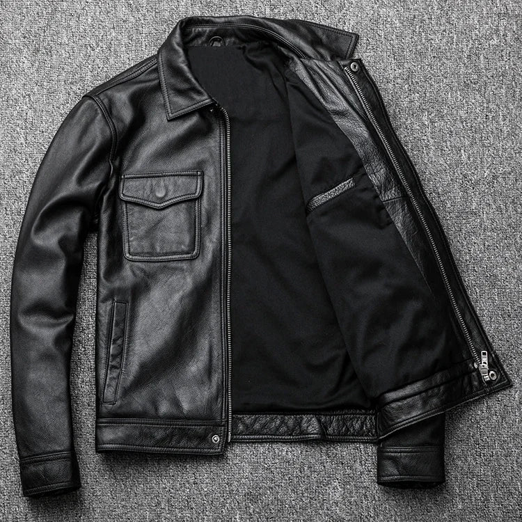 Winter Casual Black Men Jacket