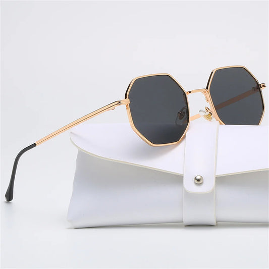 Polygon Metal Sunglasses