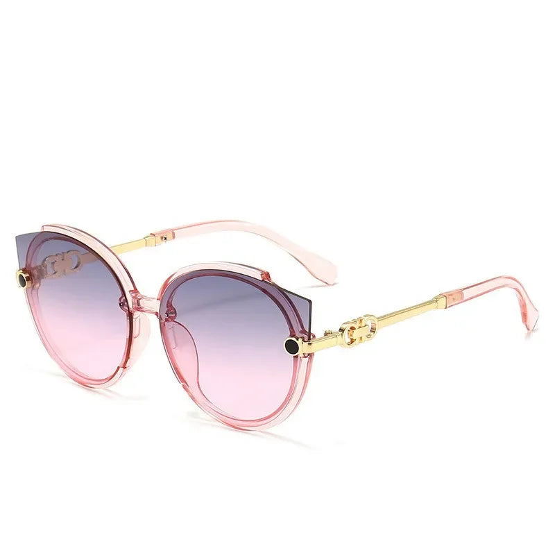 Female Cat Eye Round Sunglasses