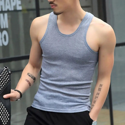 O-Neck Sleeveless Men Tank Top