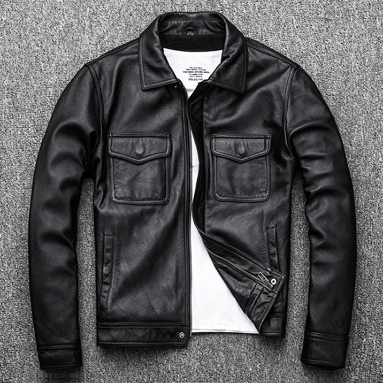 Winter Casual Black Men Jacket