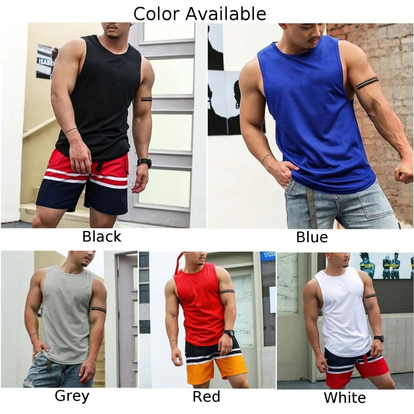 Fashion Men's Gym Tanks Tops